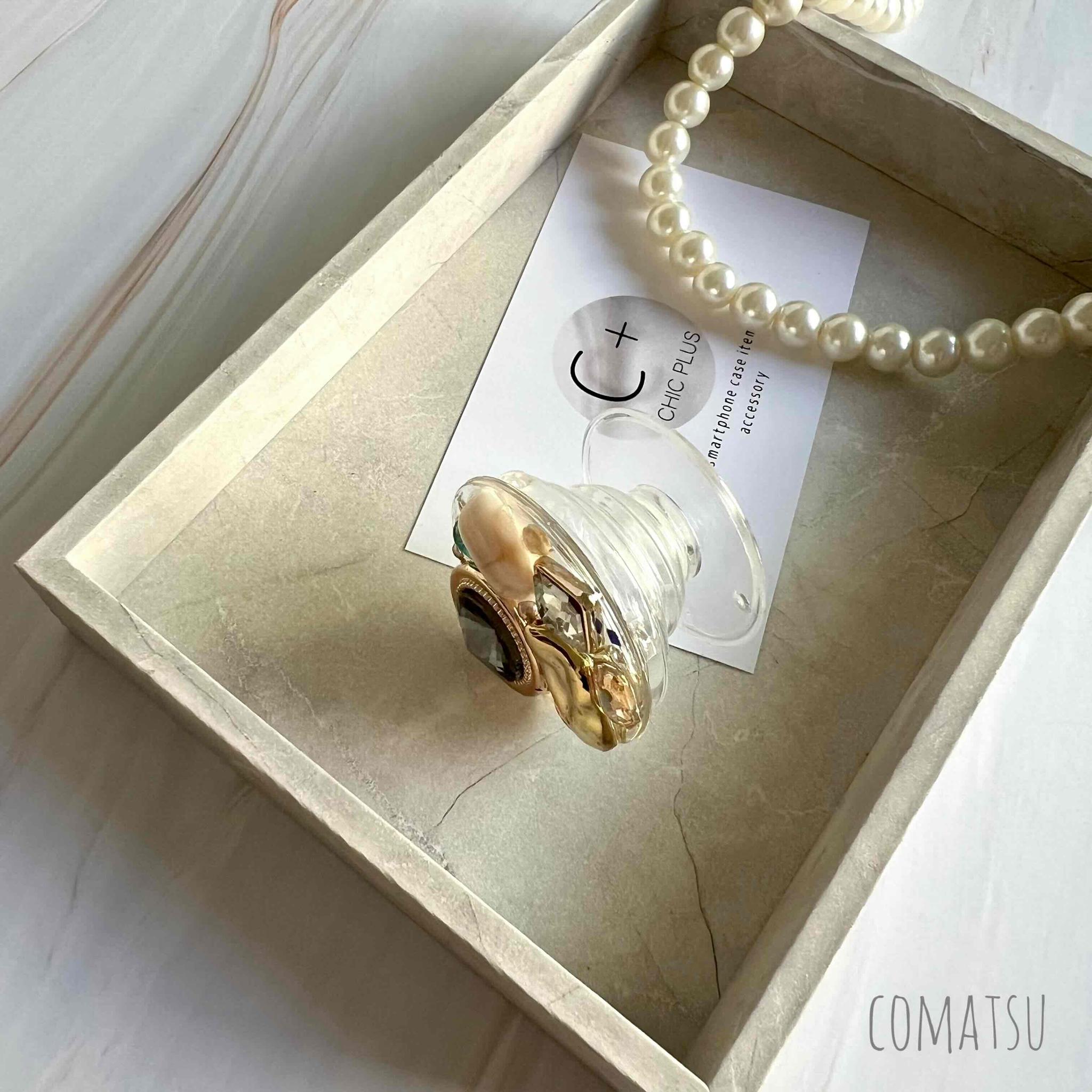 キラキラBijou グリップソケット スマホソケット スマホスタンド スマホアイテム | 3枚目